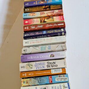 17 Historical Romance Paperback Small by Various Popular Authors